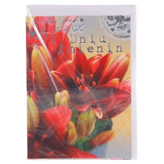 Agamis Kartka składana imieniny B6 Agamis (złocona)