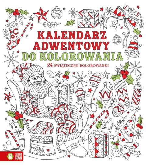 Aksjomat Książka dla dzieci Kalendarz adwentowy do kolorowania Aksjomat