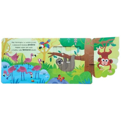 Aksjomat Książka dla dzieci Ruchome obrazki. W dżungli Aksjomat