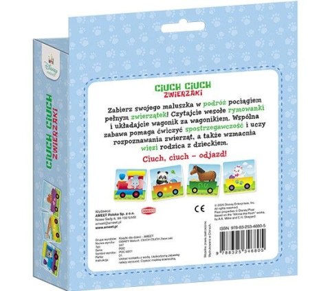 Ameet Książka dla dzieci Disney Maluch. CIUCH CIUCH. Zwierzaki Ameet (POC 9201)