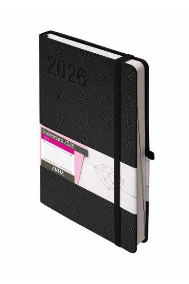 Antra Kalendarz książkowy (terminarz) 2026 RUBI terminarz A5 Antra (czarny)