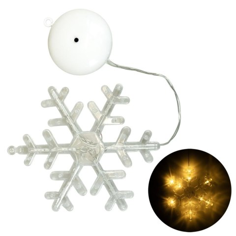 Arpex Ozdoba świąteczna Plastikowa śnieżynka LED Arpex (BN6774)