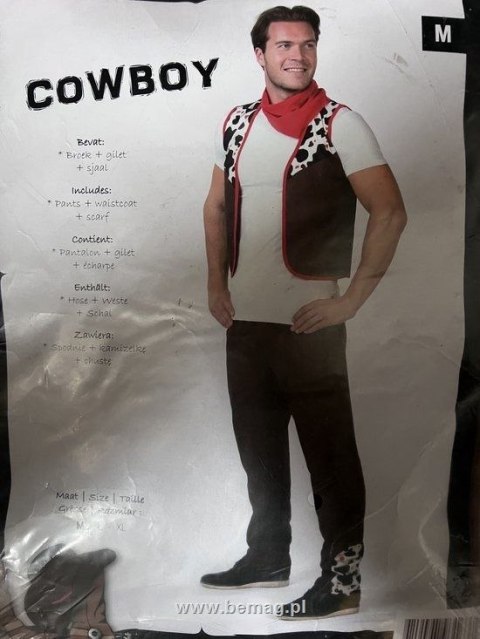 Bemag Kostium dla dorosłych, Kowboja M Bemag