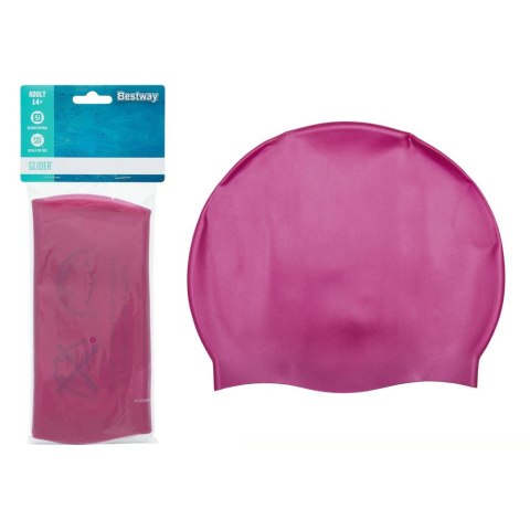 Best Way Czepek pływacki Silikonowy Różowy Best Way (16889)