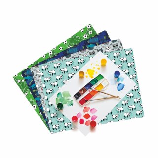 Biurfol Podkład na biurko nadruk dinozaur granatowe plastik [mm:] 380x560 Biurfol (PSN-04-03)