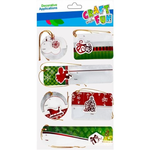 Craft Fun Bileciki do prezentów 12szt. Boże Narodzenie Craft Fun (501895)