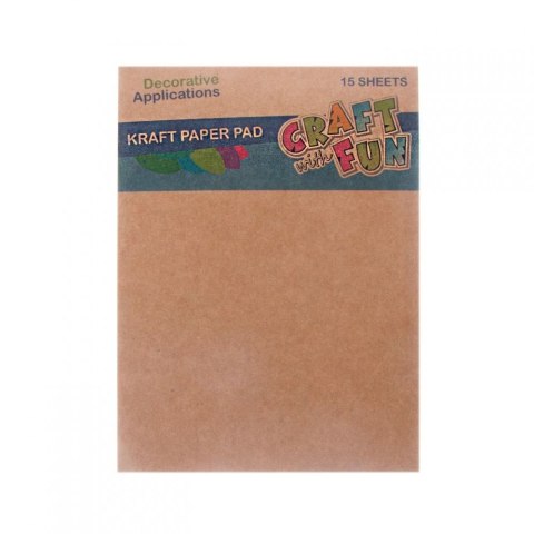 Craft with Fun Zeszyt papierów kolorowych 15k Craft with Fun (464905)