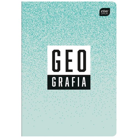 Interdruk Zeszyt tematyczny GEOGRAFIA A5 60k. 70g krata Interdruk (ZE60GEO#)