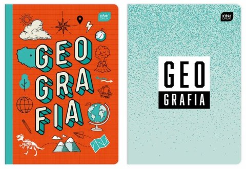 Interdruk Zeszyt tematyczny GEOGRAFIA A5 60k. 70g krata Interdruk (ZE60GEO#)
