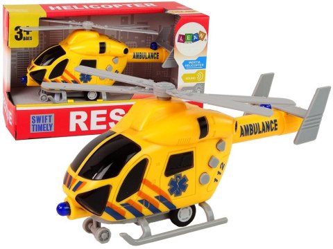 Lean Helikopter Ratunkowy Ambulans Żółty Dźwięk Światła Śmigła Lean (13612)