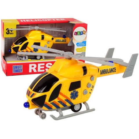 Lean Helikopter Ratunkowy Ambulans Żółty Dźwięk Światła Śmigła Lean (13612)