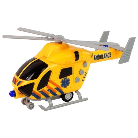 Lean Helikopter Ratunkowy Ambulans Żółty Dźwięk Światła Śmigła Lean (13612)
