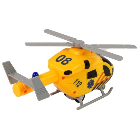 Lean Helikopter Ratunkowy Ambulans Żółty Dźwięk Światła Śmigła Lean (13612)