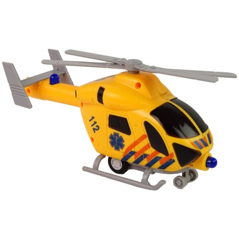 Lean Helikopter Ratunkowy Ambulans Żółty Dźwięk Światła Śmigła Lean (13612)