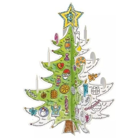 Monumi Kolorowanka Choinka XXL Monumi (0197)