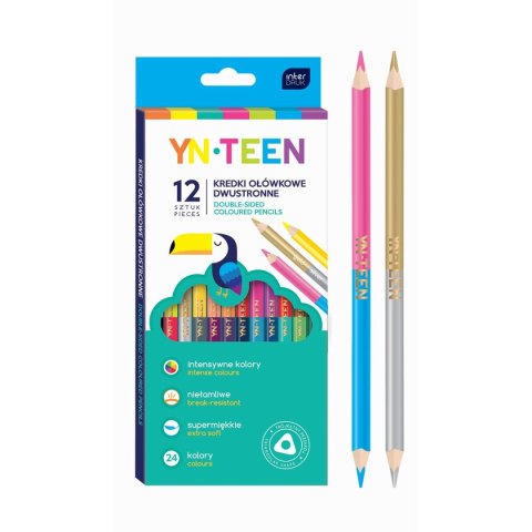 Noster Kredki ołówkowe 24 kol. Noster (KRE41)