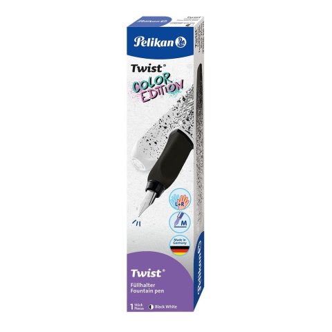 Pelikan Pióro wieczne Twist color edition biało-czarne Pelikan (300010106)