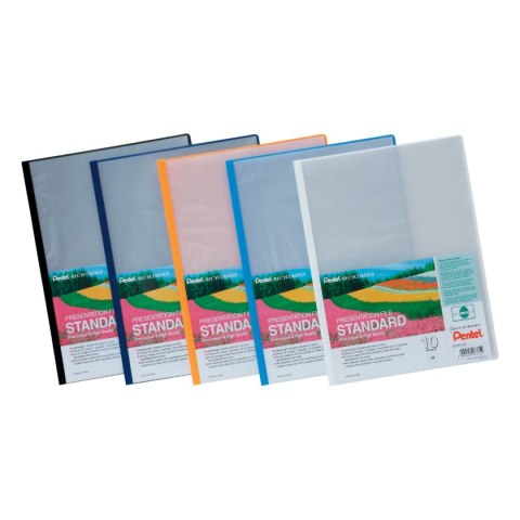 Pentel Skoroszyt prezentacyjny A4 czarny polipropylen PP Pentel (DCP3415-A)