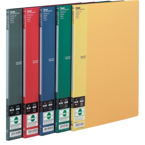 Pentel Teczka ofertowa A4 kolor: czarna 20 kieszeni Pentel