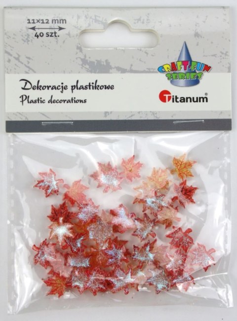 Titanum Ozdoba akrylowa Craft-Fun Series liście Titanum (25HH002)