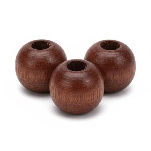 Titanum Ozdoba drewniana Craft-Fun Series Korale drewniane w kolorze ciemnobrązowym Titanum (25KBZ001)