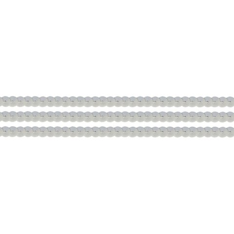 Titanum Taśma ozdobna Craft-Fun Series z cekinami 6x2 [mm x m] biała Titanum (363644)