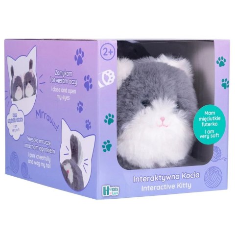 Tm Toys Pluszak interaktywny Huggy Luv kotek szary Tm Toys (DKO0221)