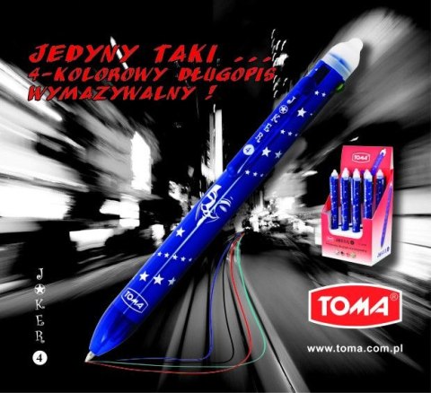 Toma Długopis wkład mix 0,7mm Toma