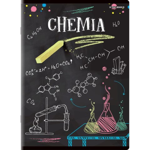 Top 2000 Brulion tematyczny chemia A5 80k. 70g krata Top 2000 (400132314)