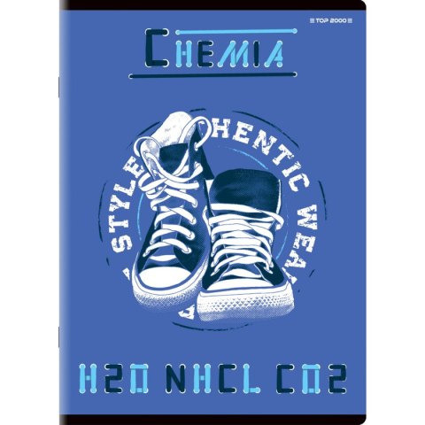 Top 2000 Brulion tematyczny chemia A5 80k. 70g krata Top 2000 (400132314)