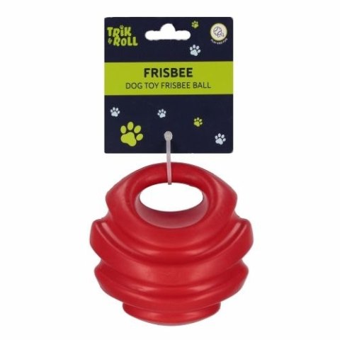 Trik Roll Gadżet Zabawka dla psa Frisbee 12cm piłka czerwona Trik Roll (560866)