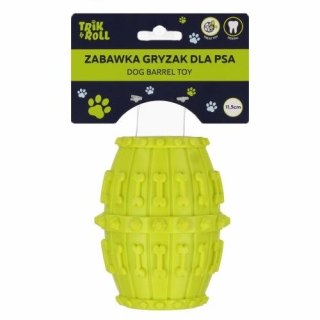 Trik Roll Gadżet Zabawka dla psa Gryzak smaczek 11,5cm limonkowy Trik Roll (560864)