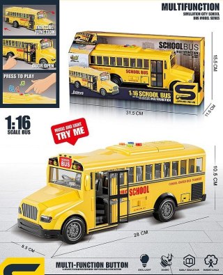 Adar Autobus 1:16, otwierane drzwi, światło, dźwięk Adar (585614)