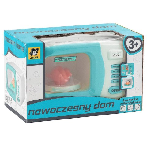 Adar Mikrofalówka zabawkowa na baterie, światło i dźwięk Adar (521759)