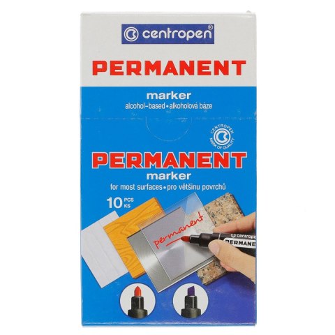 Centropen Marker permanentny wkład fiolet 1-4,6mm ścięta końcówka Centropen (8576)