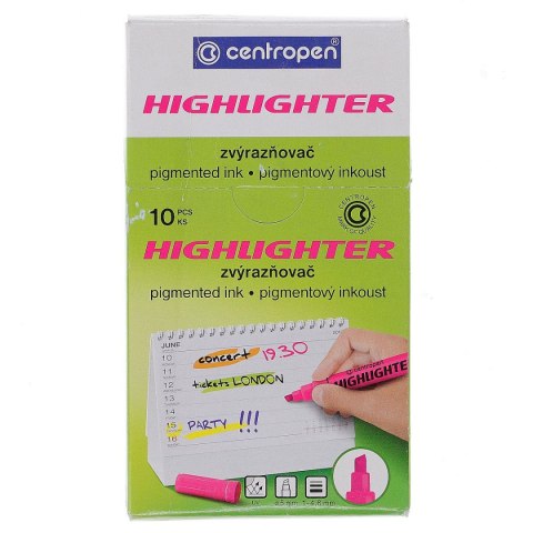 Centropen Zakreślacz wkład fioletowy 1,0-4,6mm Centropen (8552)