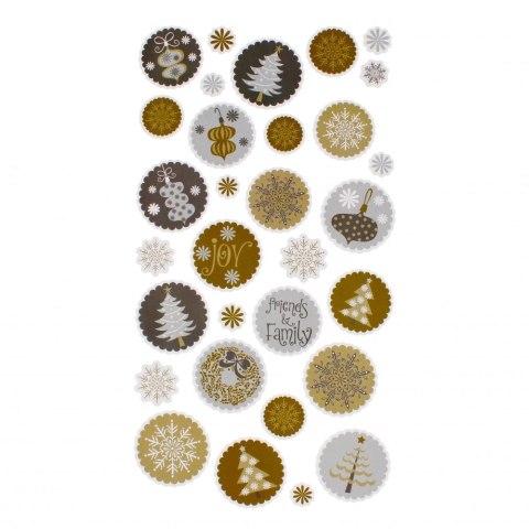 Craft with Fun Naklejka (nalepka) Śnieżynki Craft with Fun (501878)