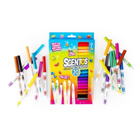 Dumel Flamaster pachnące, kolorowe 20 kol. Dumel (ST20435)