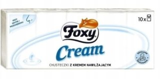 Foxy Chusteczki higieniczne CREAM 10 szt Foxy
