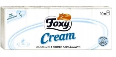 Foxy Chusteczki higieniczne CREAM 10 szt Foxy