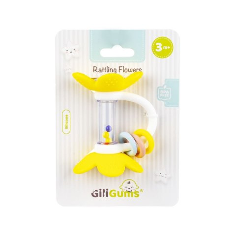 Giligums Grzechotka GRZECHOCZĄCE KWIATKI żółte Giligums (GG30051)