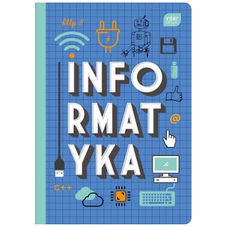 Interdruk Zeszyt tematyczny INFORMATYKA A5 60k. krata Interdruk (ZE60INF#)