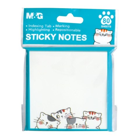 M&G Notes samoprzylepny (karteczki) 80k [mm:] 76x76 M&G (HA LZ 4228-12)