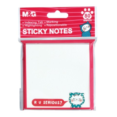 M&G Notes samoprzylepny (karteczki) 80k [mm:] 76x76 M&G (HA LZ 4228-12)