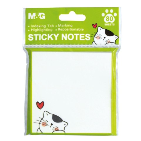 M&G Notes samoprzylepny (karteczki) 80k [mm:] 76x76 M&G (HA LZ 4228-12)