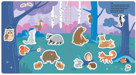 Morex Książka dla dzieci Naklej odklej. Zwierzęta. Morex