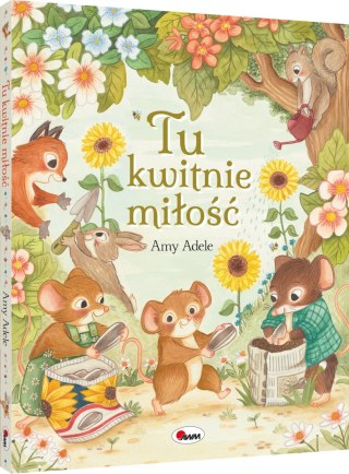 Morex Książka dla dzieci TU KWITNIE MIŁOŚĆ KSIĄŻKA O EMOCJACH, PRZYJAŹNI I WSPARCIU Morex