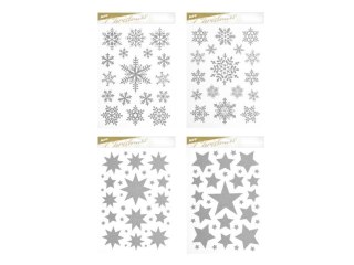 Naklejki świąteczne Boże Narodzenie brokatowe (8886076)