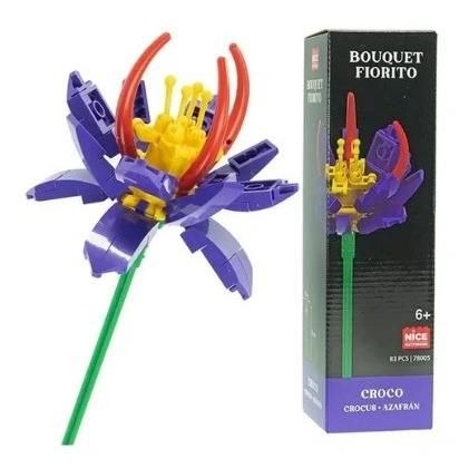 Nice Group Klocki konstrukcyjne Mini kwiat krokus Nice Group (0058)