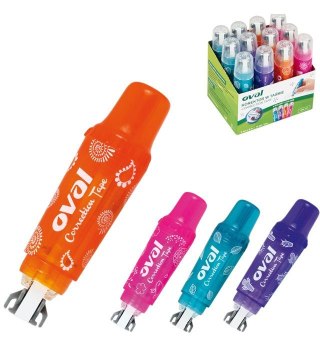 Oval Korektor w taśmie Oval 6m x 5 mm (QRM-506)